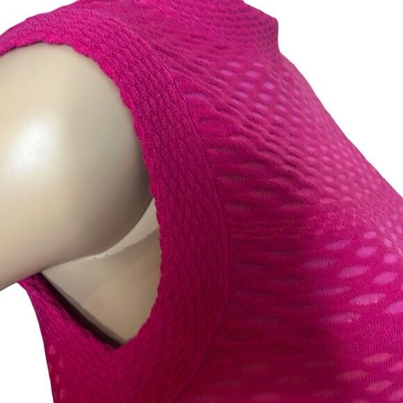 M Missoni Magenta Shift Midi Wool Blend Dress M NWT (001) - Picture 6 of 15